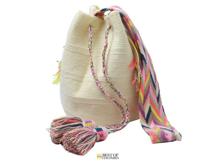Light Yellow Wayuu Bag - Best of Colombia