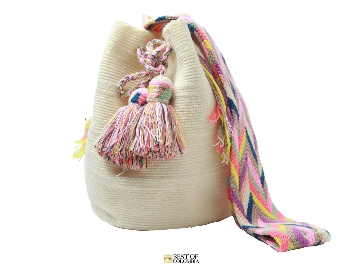 Light Yellow Wayuu Bag - Best of Colombia