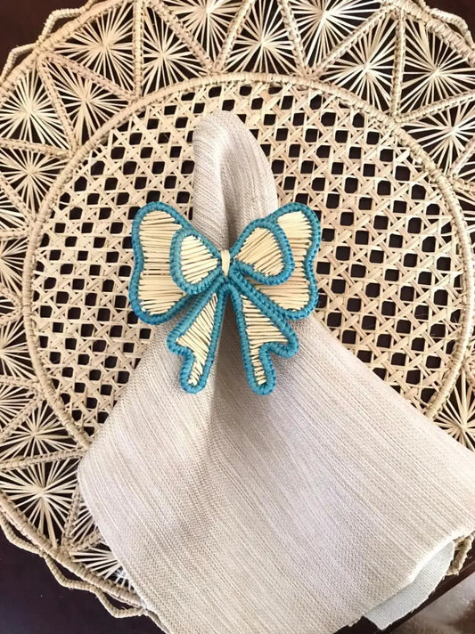 Colorfull Bow Tie Napkin Ring - Best of Colombia