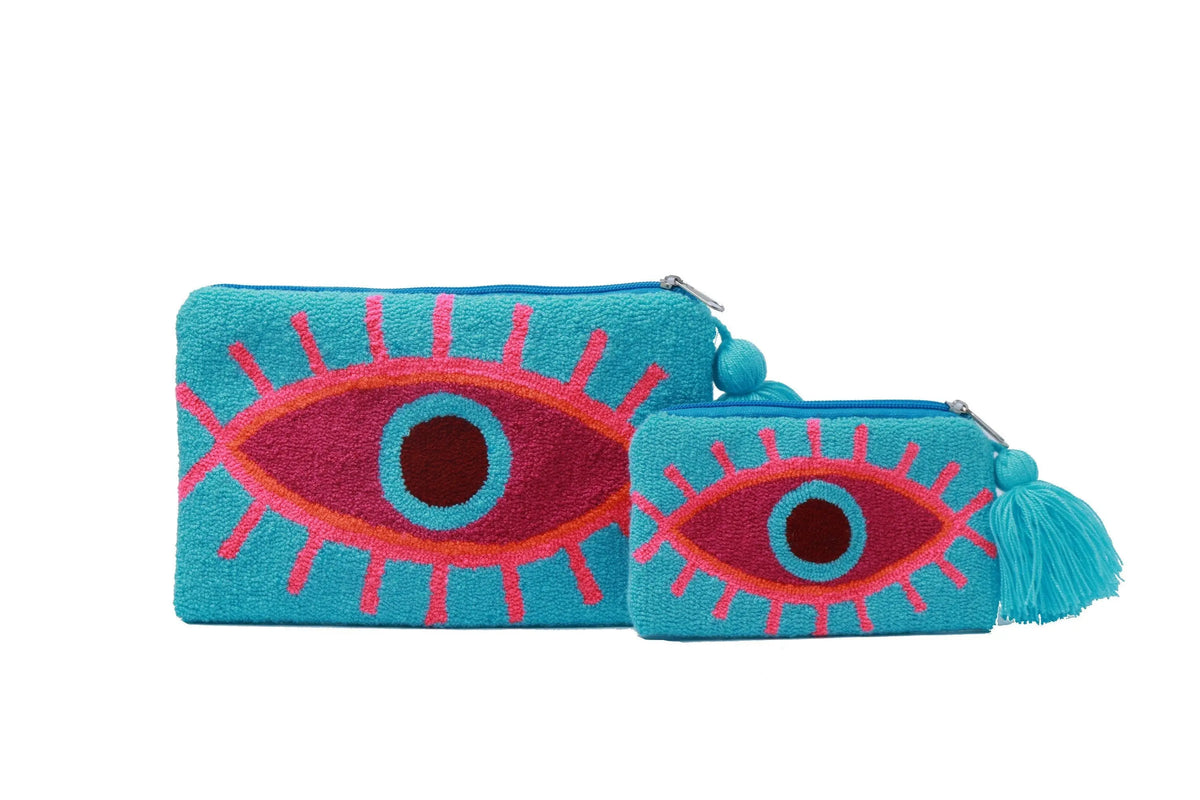 Light Blue Eye Clutch - Best of Colombia