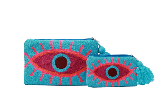 Light Blue Eye Clutch - Best of Colombia