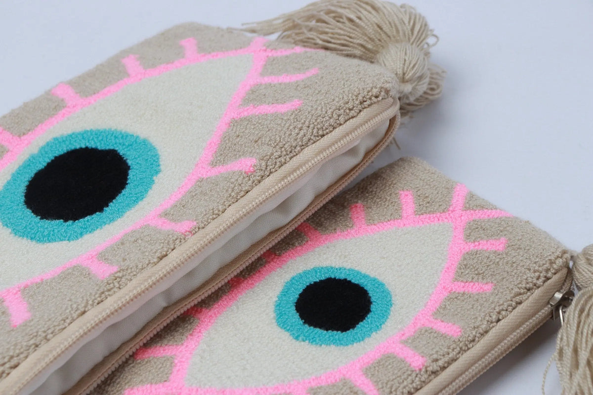 Evil Eye Beige Clutch - Best of Colombia
