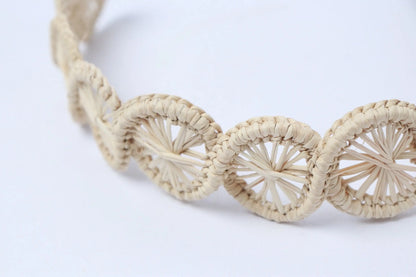 Iraca Head piece - Everyday Raffia Head Piece - Best of Colombia