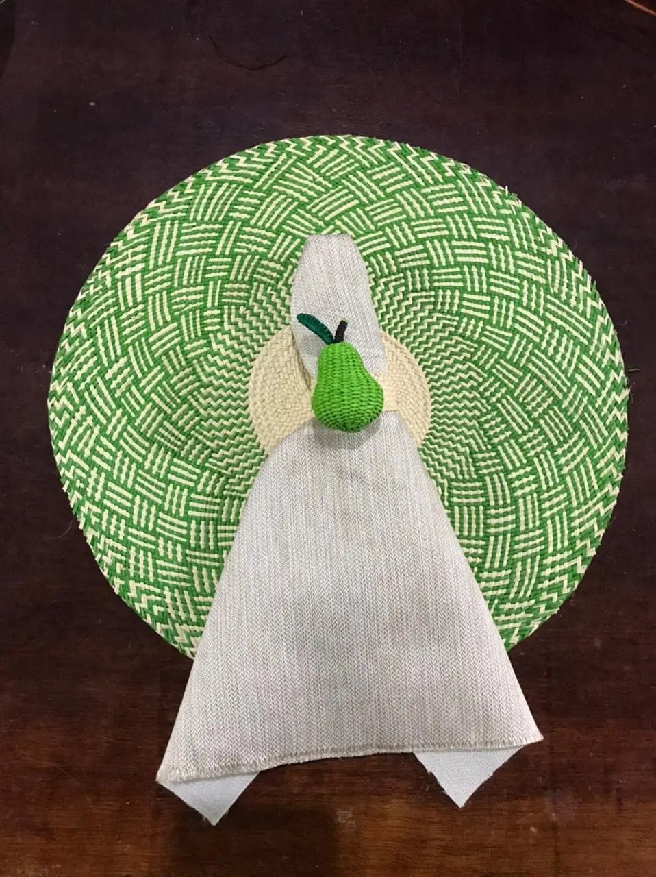 Green iraca placemats - Best of Colombia