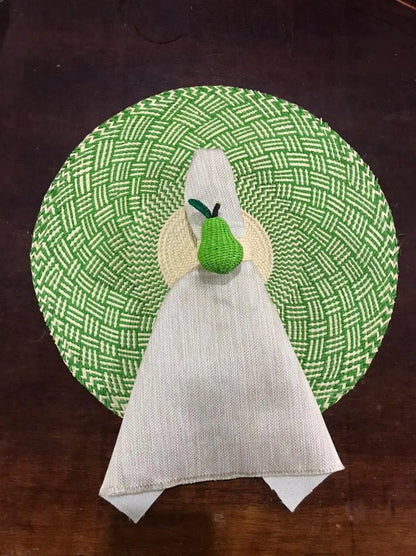 Green iraca placemats - Best of Colombia
