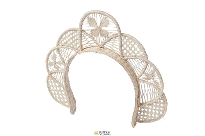 Iraca Head piece with Pearla - Ref : Judi - Best of Colombia