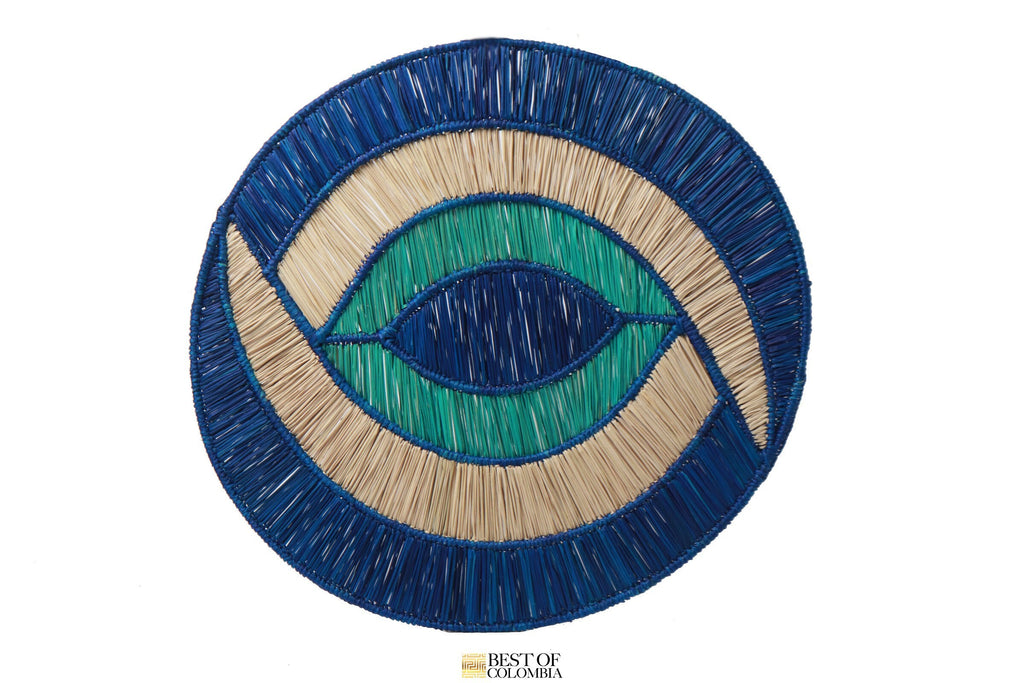 Eye Iraca / Straw Placemat - Limited Edition - Best of Colombia