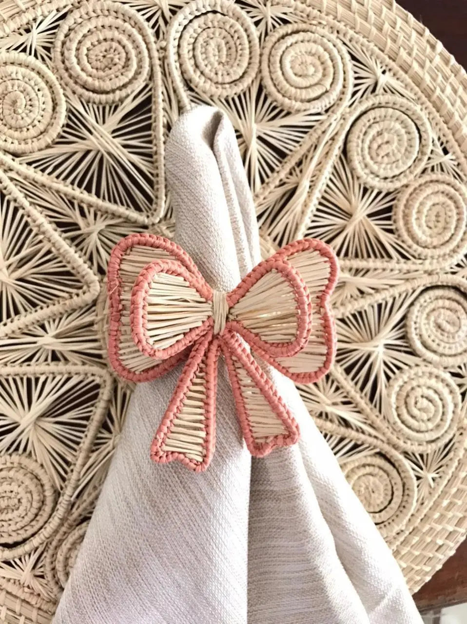 Colorfull Bow Tie Napkin Ring - Best of Colombia