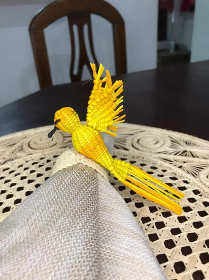 Humming bird Straw Napkin ring - Best of Colombia