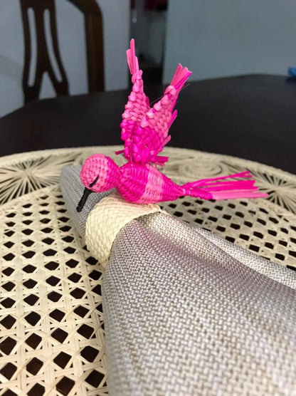 Humming bird Straw Napkin ring - Best of Colombia