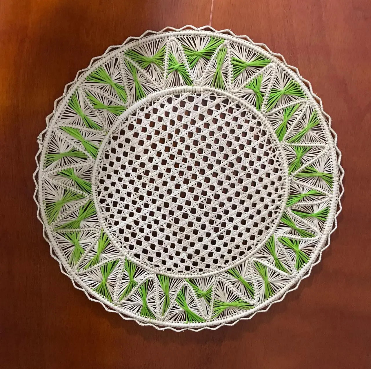 Iraca palm Placemats 2Colors - Pyramid Style - Best of Colombia