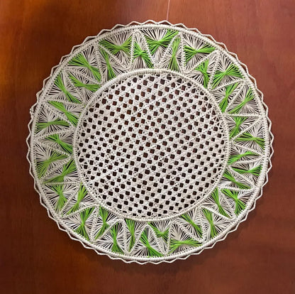 Iraca palm Placemats 2Colors - Pyramid Style - Best of Colombia