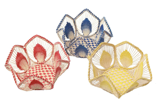 Colorfull woven Baskets - Iraca/Straw - Best of Colombia