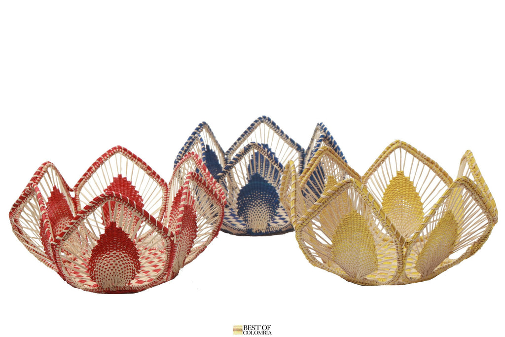 Colorfull woven Baskets - Iraca/Straw - Best of Colombia