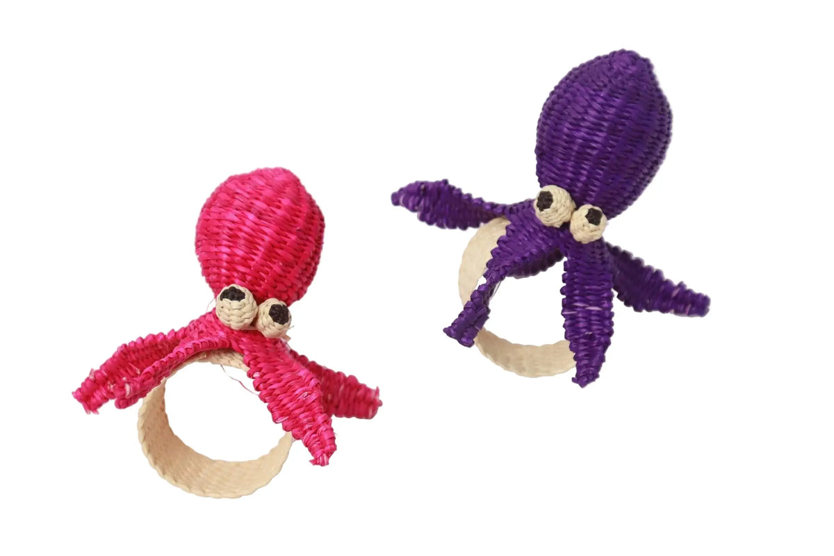 Octopus iraca Napkin ring - Best of Colombia