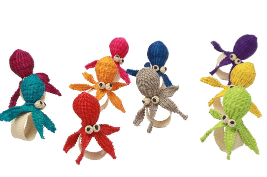Octopus iraca Napkin ring - Best of Colombia