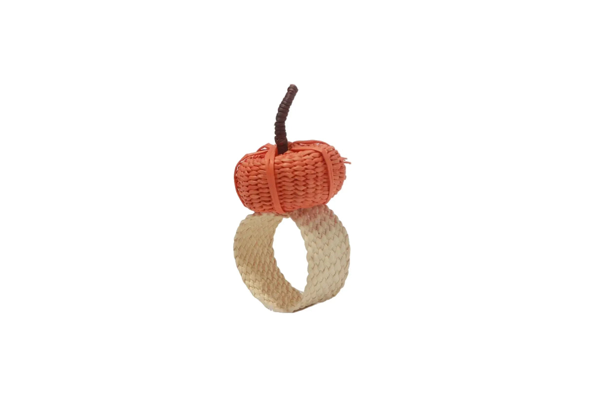 Pumpkin Iraca Napkin Rings - Best of Colombia