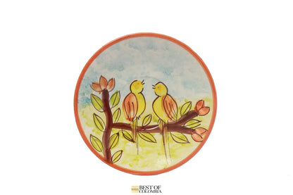 Hand Painted Ceramic Set - Pajaritos - Best of Colombia