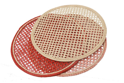 Round Iraca palm Placemat- Holiday Edition - Best of Colombia