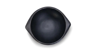 Black Clay Bowl Plate - handmade Pottery - Best of Colombia