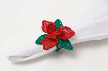 Orchid Iraca Napkin Rings - Holiday Edition - Best of Colombia
