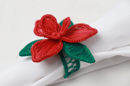 Orchid Iraca Napkin Rings - Holiday Edition - Best of Colombia
