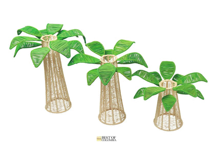 Iraca Palm Tree - Candle & Flower holders - Best of Colombia
