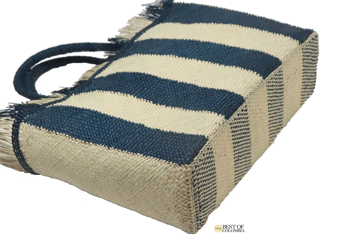 Navy iraca Tote - Best of Colombia
