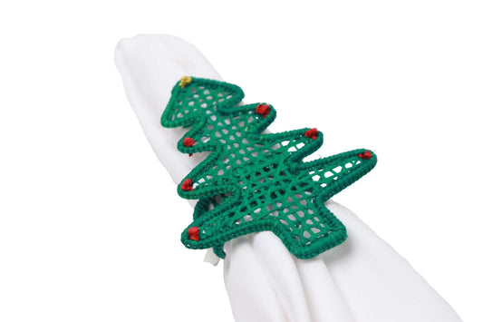 Christmas tree Iraca Napkin Rings - Holiday Edition - Best of Colombia