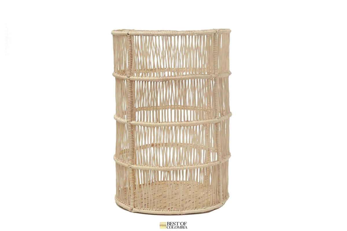 Handwoven iraca Candle/Flower Vases - Best of Colombia