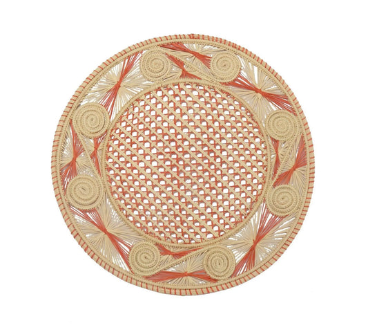 Orange iraca Placemat - Best of Colombia