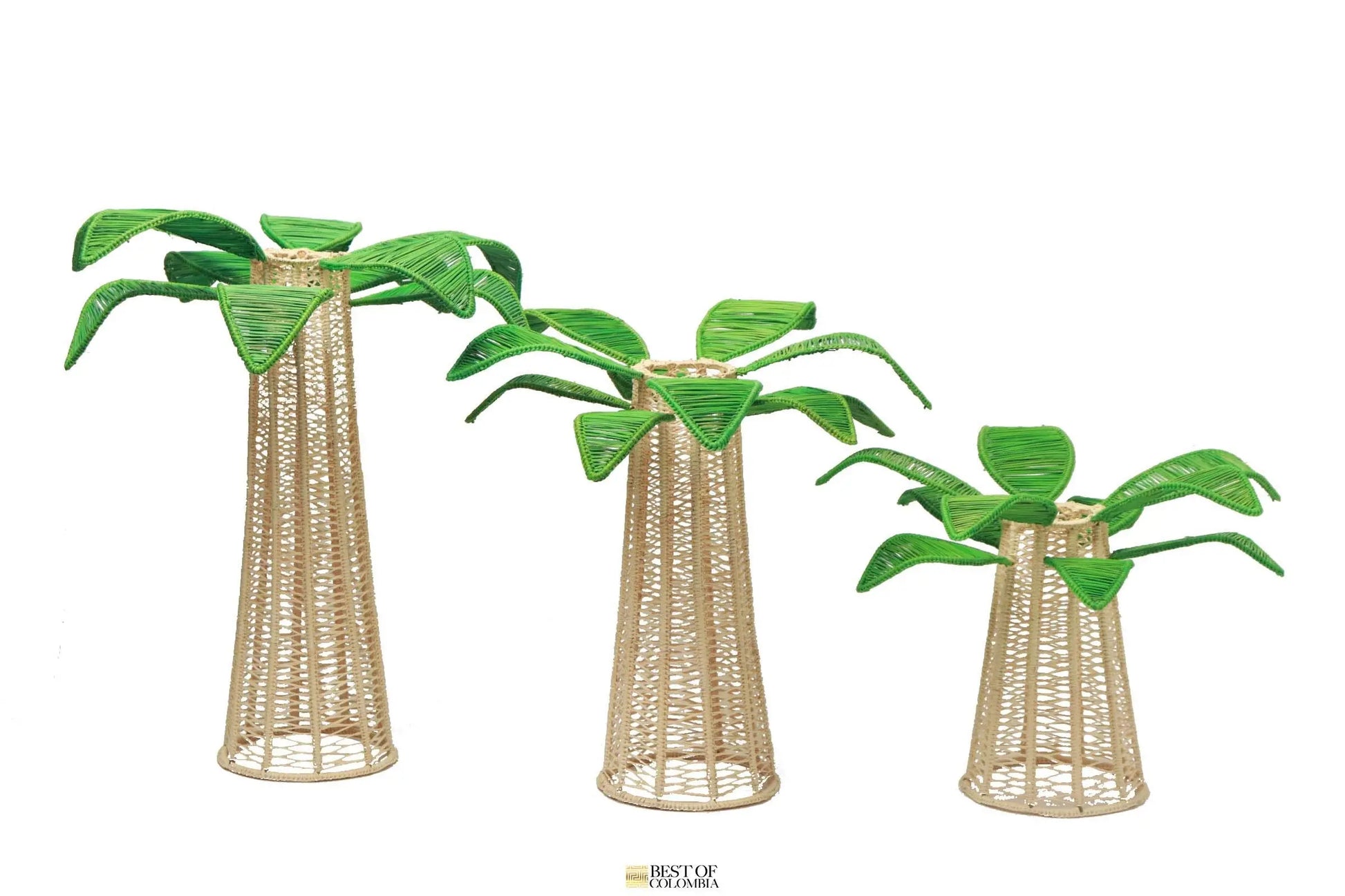 Iraca Palm Tree - Candle & Flower holders - Best of Colombia