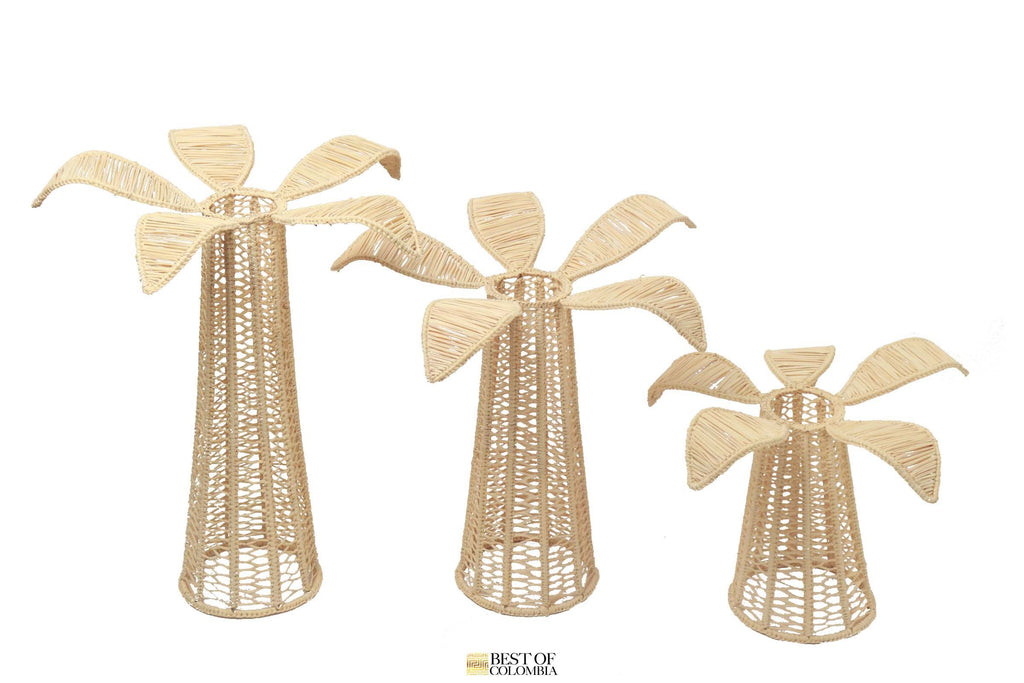 Iraca Palm Tree - Candle & Flower holders - Best of Colombia