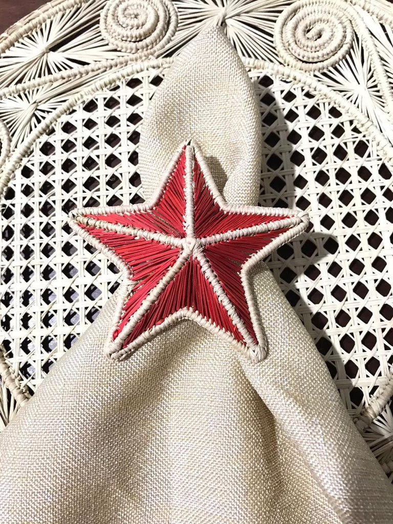 Red Star Iraca Napkin Ring - Best of Colombia
