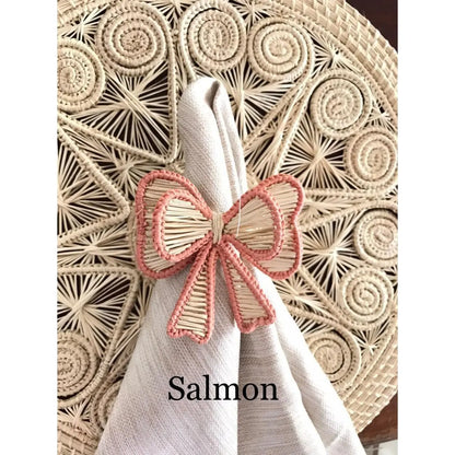 Colorfull Bow Tie Napkin Ring 10+ colors - Best of Colombia