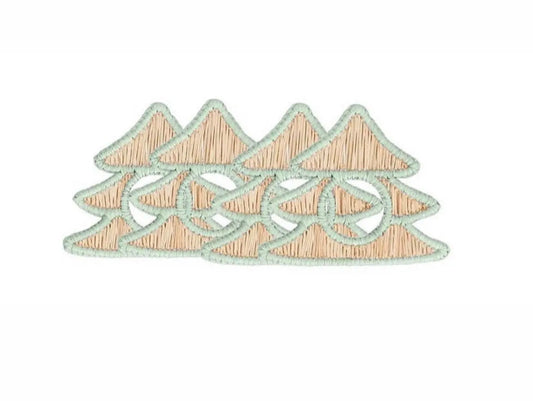 Christmas tree Iraca Napkin Ring [ Set of 4 ] - Best of Colombia