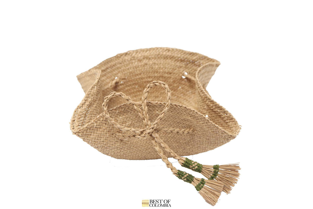 Woven Iraca/Straw Bread Basket - Small & Large - Best of Colombia