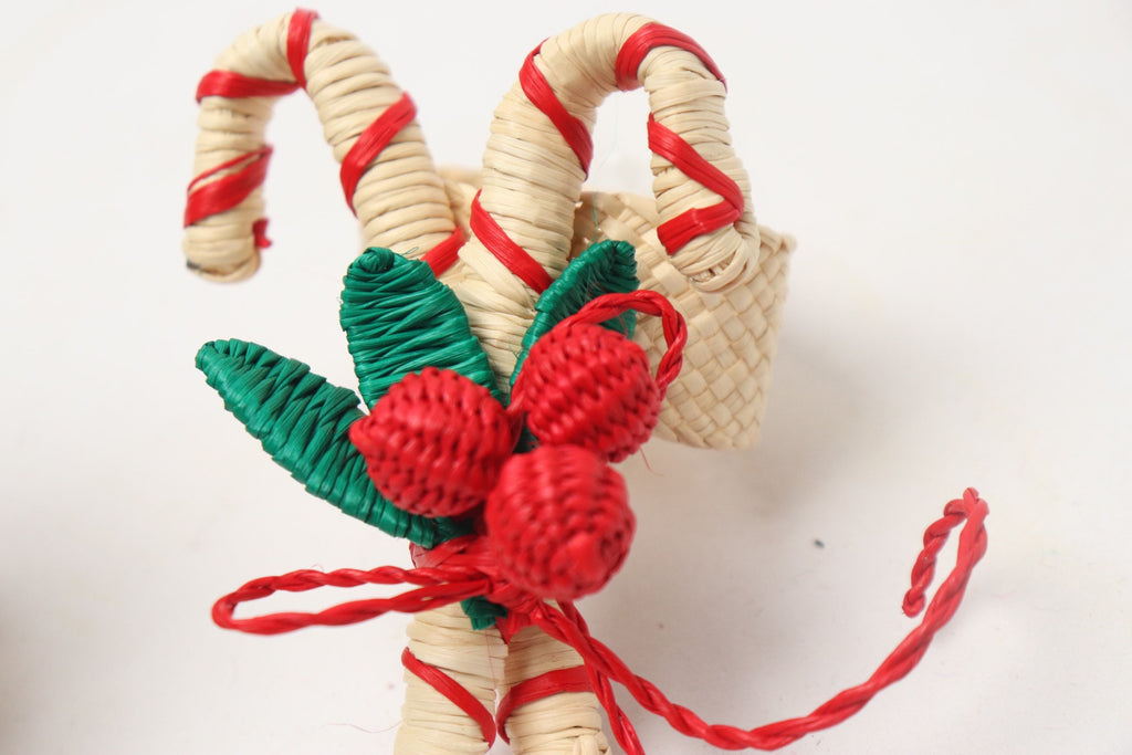 Holiday edition Iraca Napkin Rings - Best of Colombia