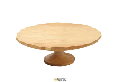 Handcarved Wooden Cake Stand - Best of Colombia