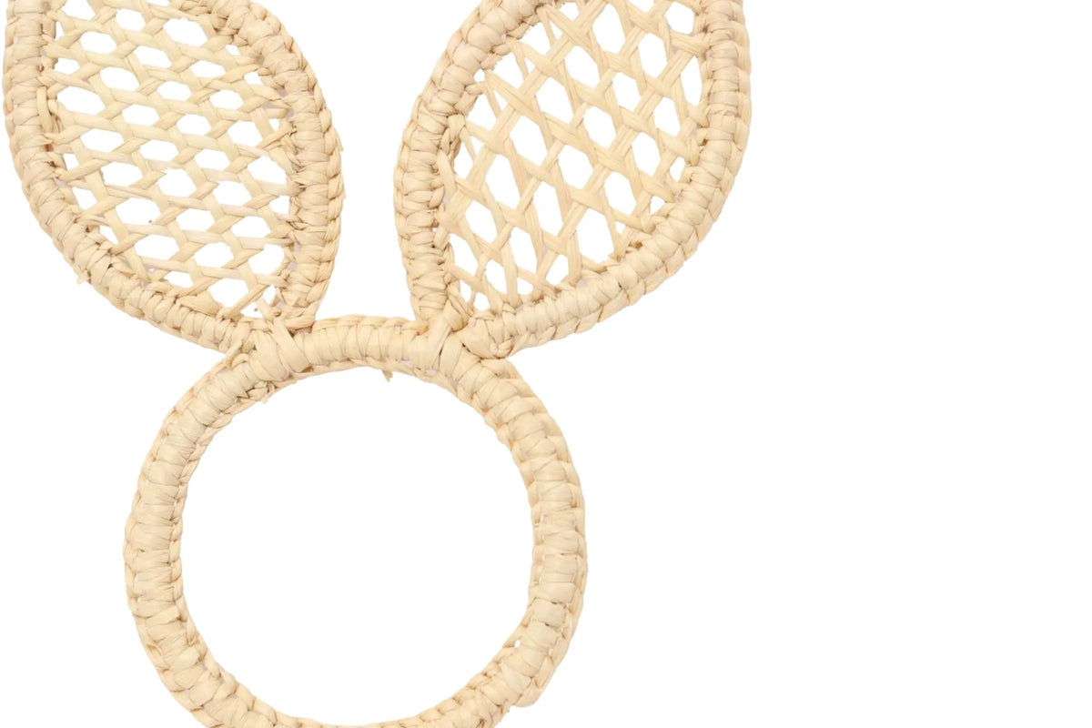 Bunny Iraca Palm Napkin Ring - Easter Edition - Best of Colombia