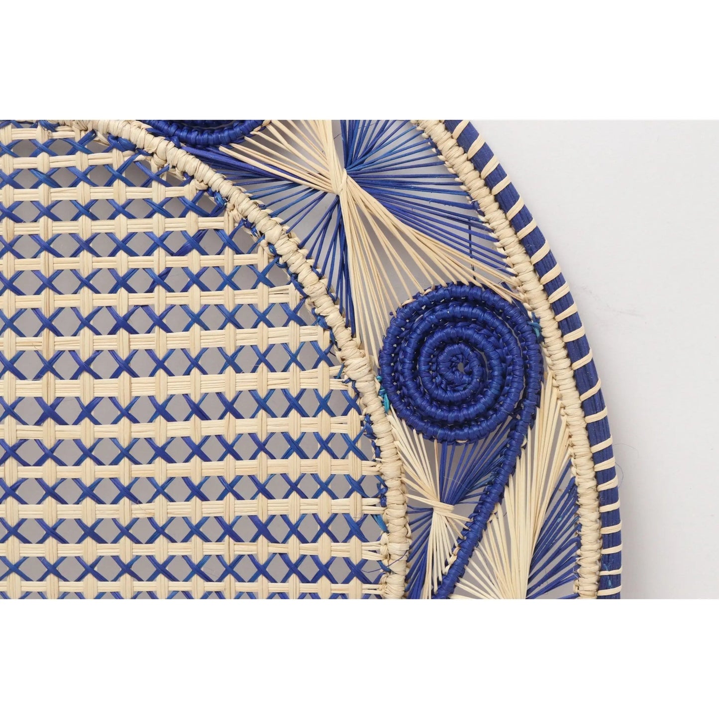 Royal Blue iraca Placemat - Best of Colombia