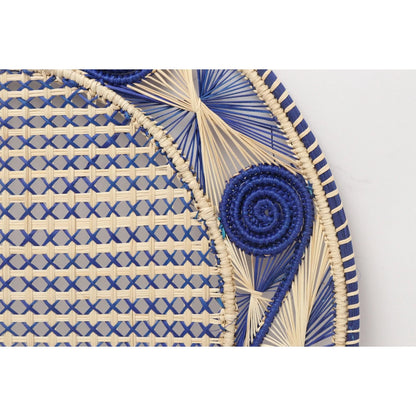 Royal Blue iraca Placemat - Best of Colombia