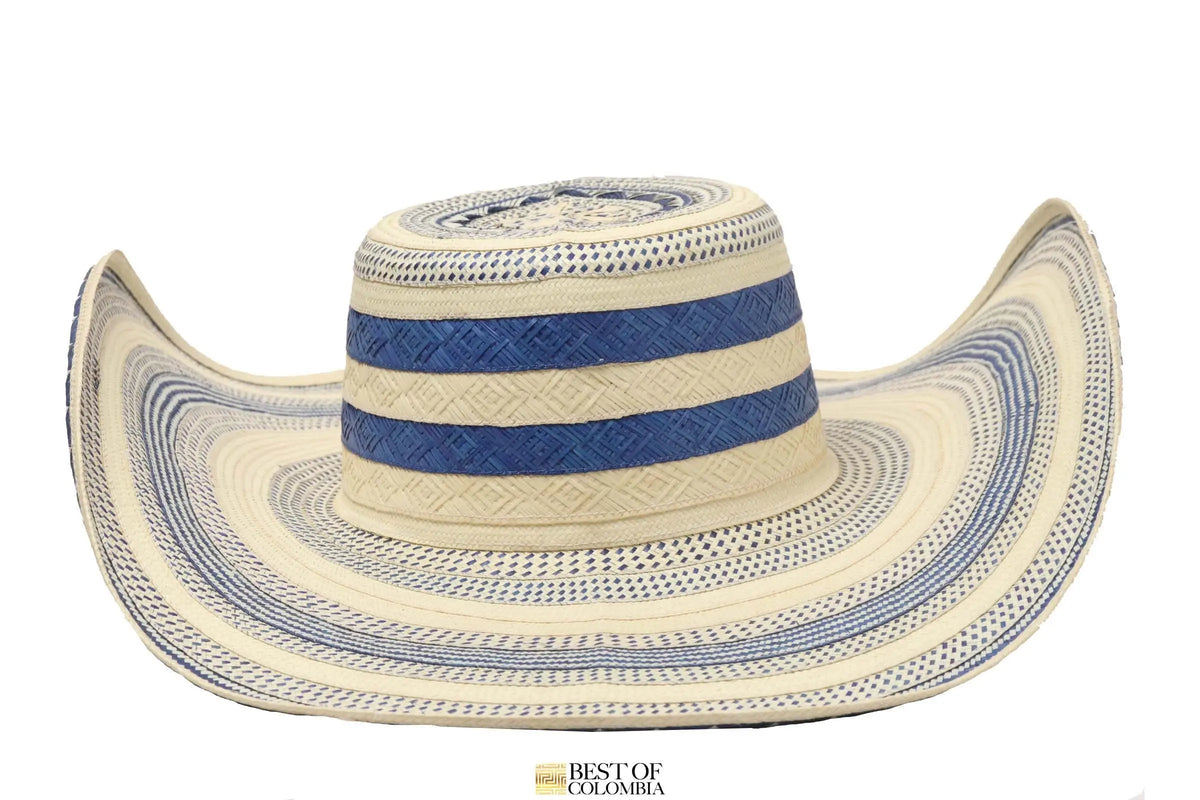 Blue cielo Sombrero Vueltiao Hat - Best of Colombia