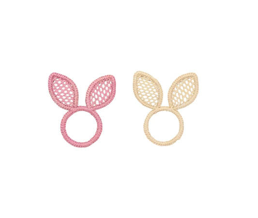 Bunny Iraca Palm Napkin Ring - Easter Edition - Best of Colombia