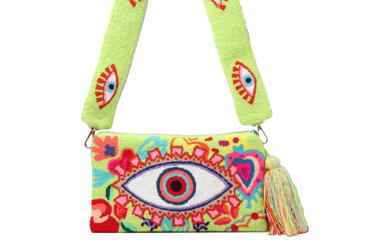 Lemon Evil Eye Clutch - Best of Colombia