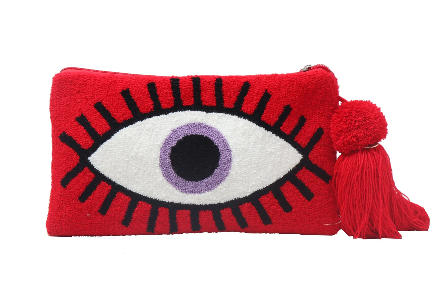 Red Evil Eye Clutch - Best of Colombia