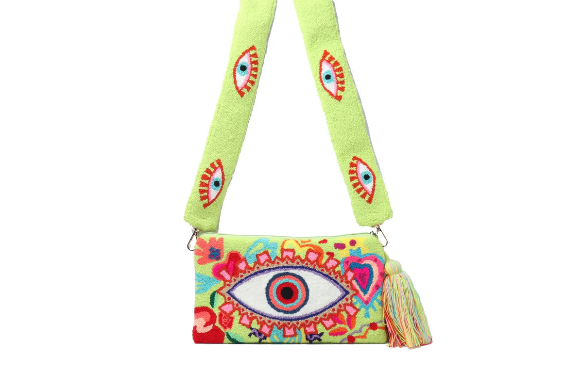 Lemon Evil Eye Clutch - Best of Colombia