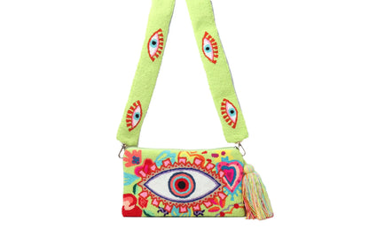 Lemon Evil Eye Clutch - Best of Colombia