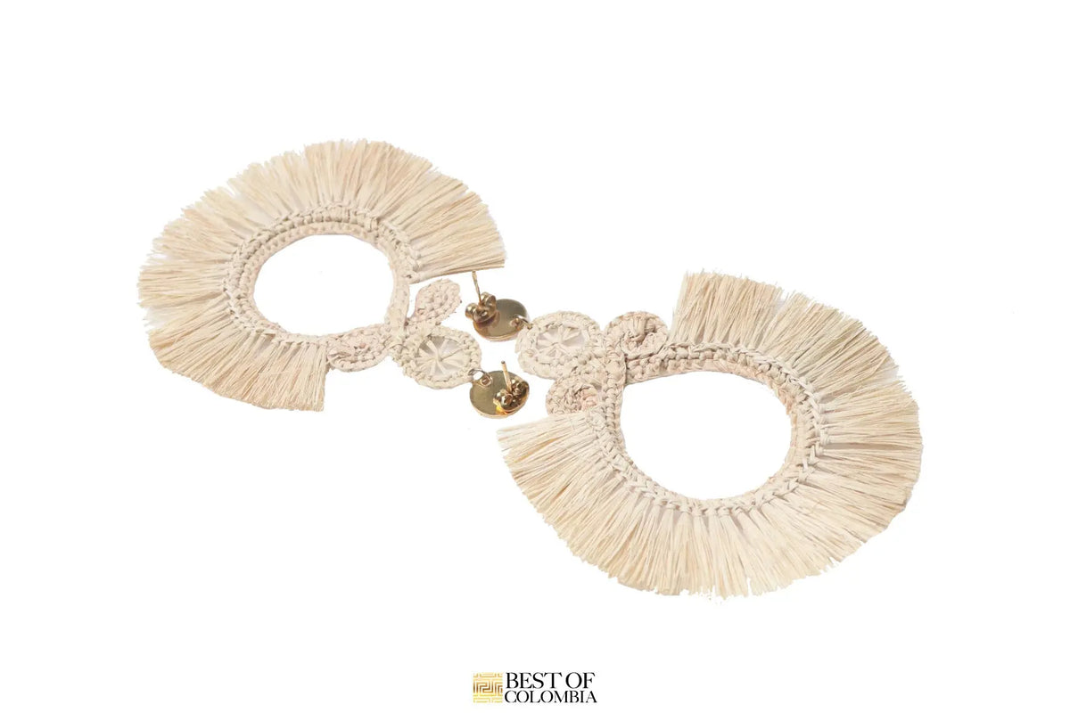 natural color earrings Best of Colombia