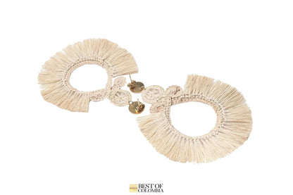 natural color earrings Best of Colombia
